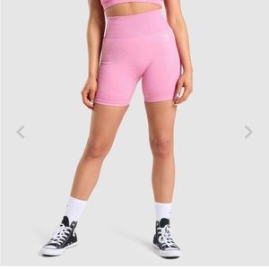 Gymshark Vital Seamless 2.0 Shorts - Pink Marl - Small